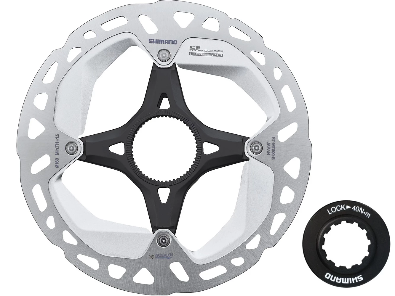 Shimano XT MT800 Bremseskive, 140mm 3 Shimano XT MT800 Bremseskive, 140mm