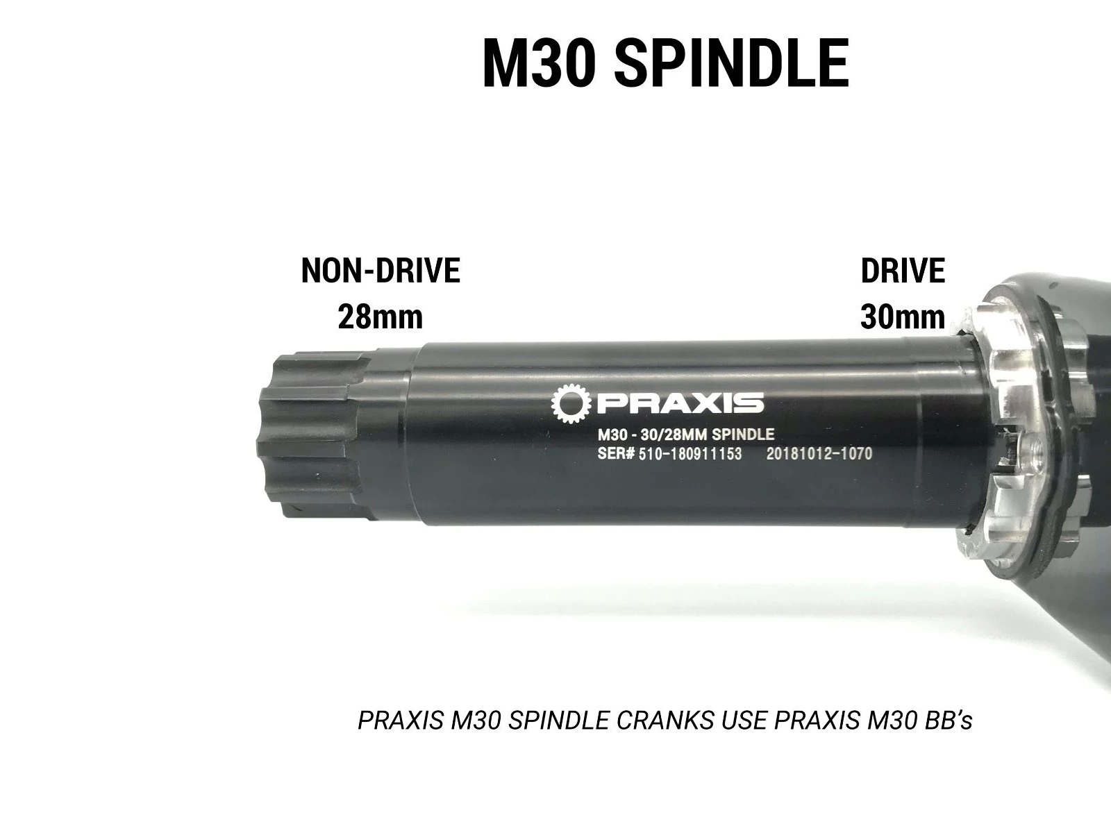 Praxis Works M30 Ceramic Road Krankboks, 68mm 5 Praxis Works M30 Ceramic Road Krankboks, 68mm - Billede 3