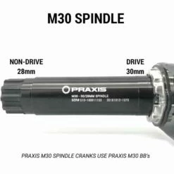 Elvedes Praxis M30 T47 Krankboks, 86mm -Sram Salg M30 SPINDLE REFERENCE 1024x576 1