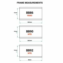 Praxis Works M30 BB86 + BB90/92 Kranklejer -Sram Salg praxis m30 thru bb90 92 SPEC 01